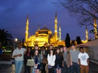 Royal Russell school students by the Blue Mosque.jpg