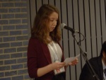 Megan making opening speech.JPG
